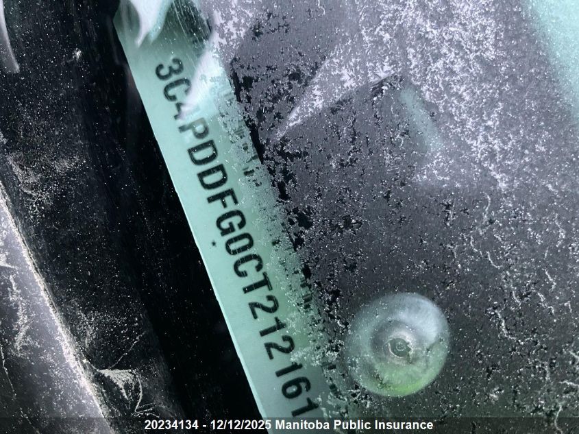 2012 Dodge Journey R/T VIN: 3C4PDDFG0CT212161 Lot: 20234134