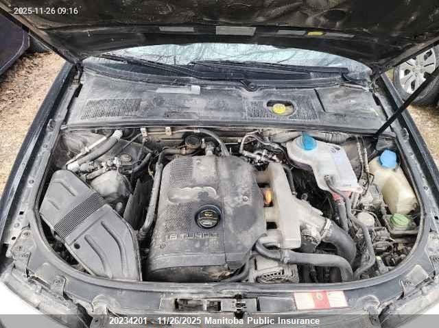 2004 Audi A4 1.8T Quattro VIN: WAULC68EX4A004559 Lot: 20234201