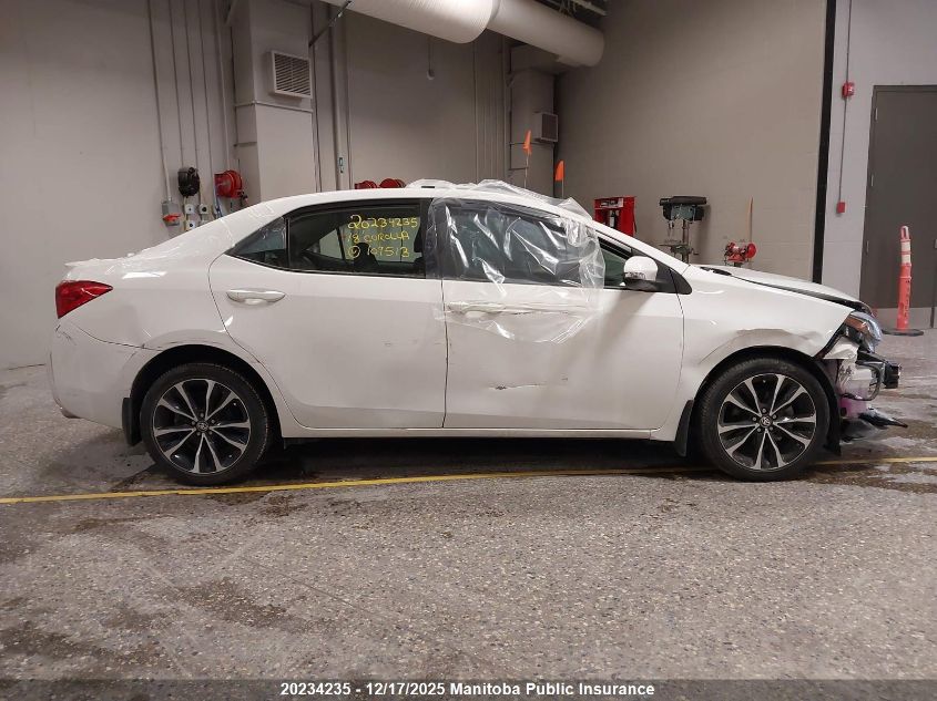 2018 Toyota Corolla Se VIN: 2T1BURHE1JC109513 Lot: 20234235