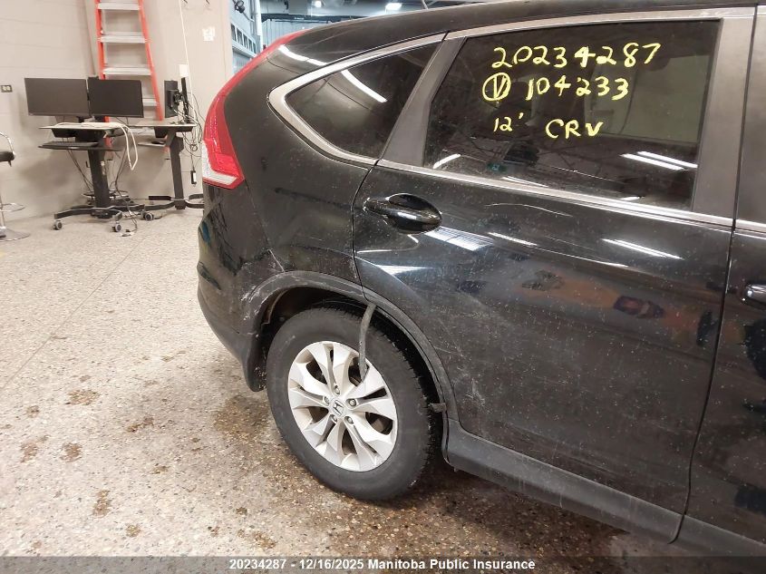 2012 Honda Cr-V Ex VIN: 2HKRM4H51CH104233 Lot: 20234287