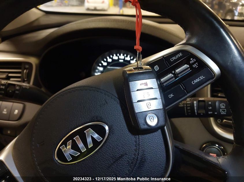 2019 Kia Sorento Ex V6 VIN: 5XYPHDA59KG548763 Lot: 20234323