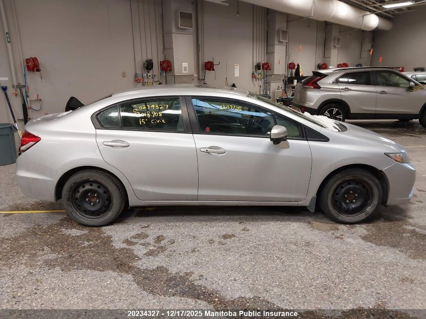 2015 Honda Civic Ex VIN: 2HGFB2F57FH018908 Lot: 20234327