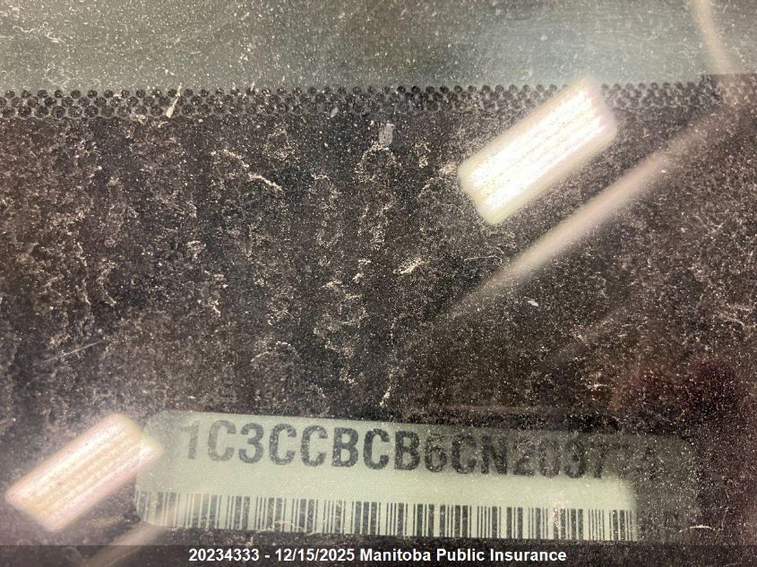 2012 Chrysler 200 Touring VIN: 1C3CCBCB6CN203774 Lot: 20234333