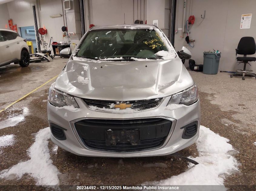2017 Chevrolet Sonic Lt VIN: 1G1JD5SH9H4157743 Lot: 20234492