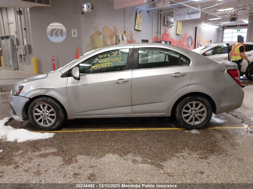 2017 Chevrolet Sonic Lt VIN: 1G1JD5SH9H4157743 Lot: 20234492