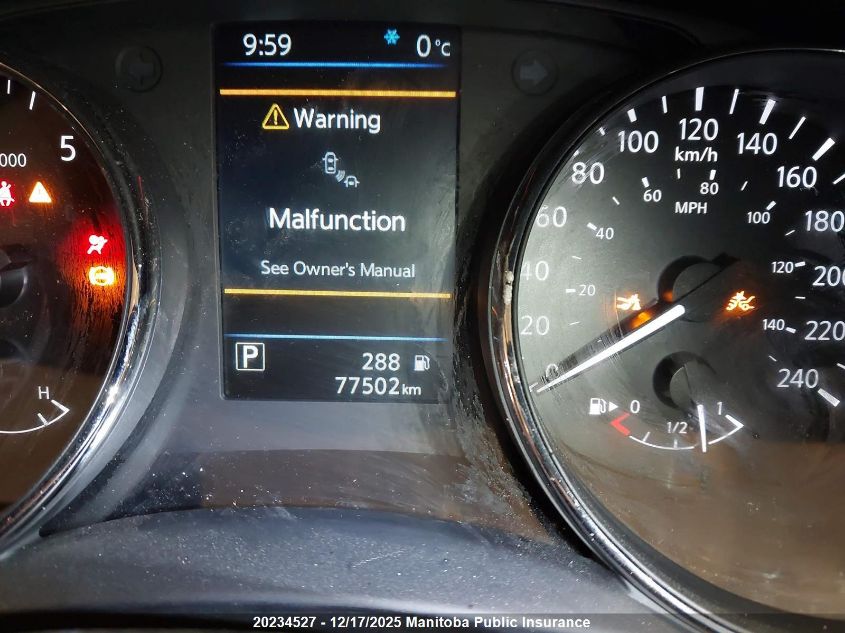 2023 Nissan Qashqai Sv VIN: JN1BJ1BW6PW110168 Lot: 20234527