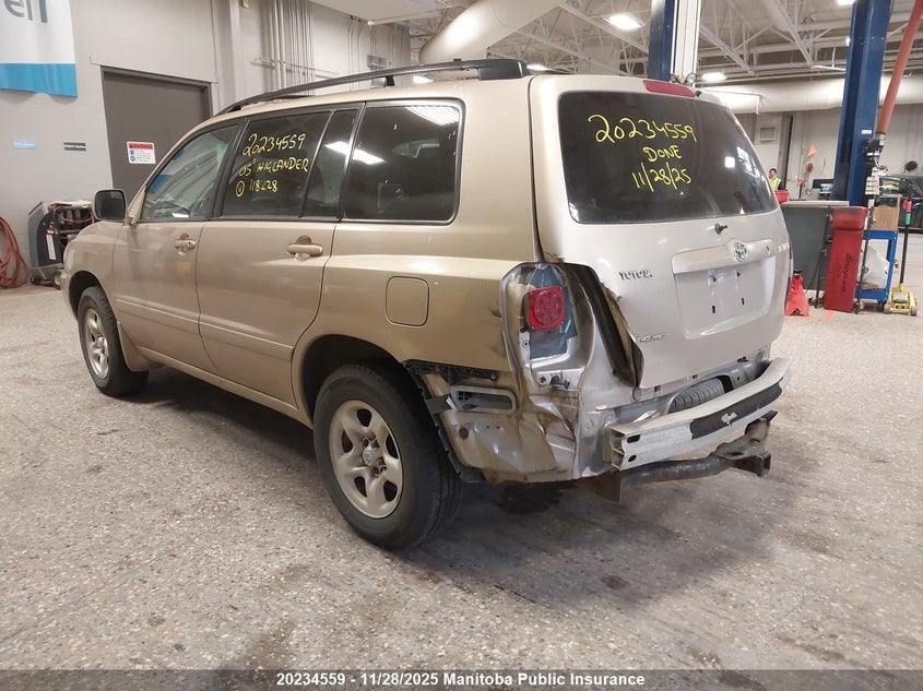 JTEHP21A950118228 2005 TOYOTA HIGHLANDER photo no. 3