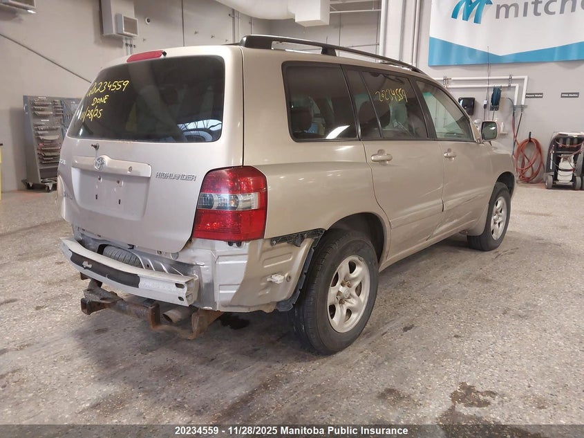 JTEHP21A950118228 2005 TOYOTA HIGHLANDER photo no. 4