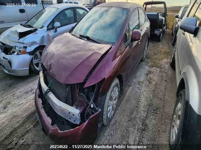 2012 Honda Civic Lx VIN: 2HGFB2F41CH017093 Lot: 20234622