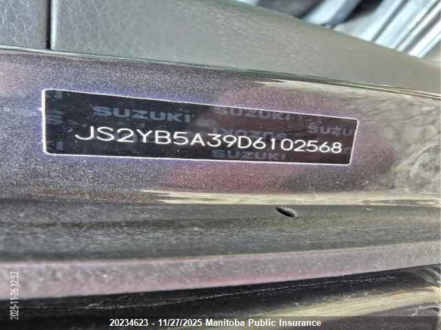 2013 Suzuki Sx4 Jx VIN: JS2YB5A39D6102568 Lot: 20234623