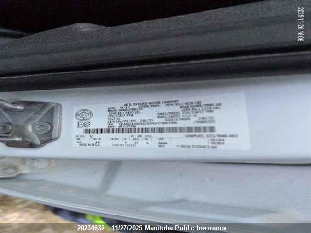 2017 Ford Escape Se VIN: 1FMCU0GDXHUC68788 Lot: 20234632