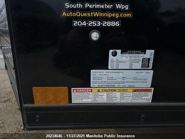 52LBE1219SE103925 2025   photo no. 9