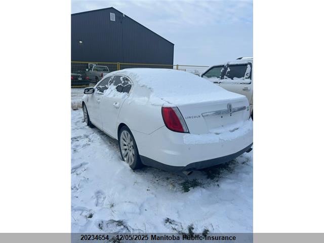 1LNHL9ER2BG600059 2011 LINCOLN MKS photo no. 3