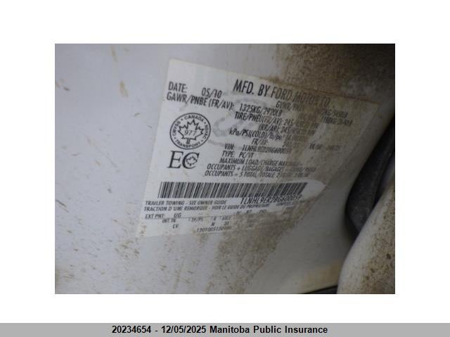 1LNHL9ER2BG600059 2011 LINCOLN MKS photo no. 9