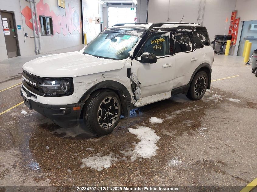 2021 Ford Bronco Sport Outer Banks VIN: 3FMCR9C60MRB18705 Lot: 20234707