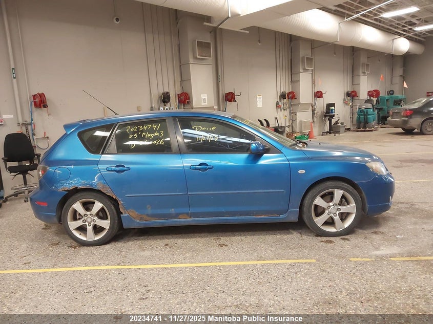 2005 Mazda Mazda3 Sport Gt VIN: JM1BK143651260076 Lot: 20234741