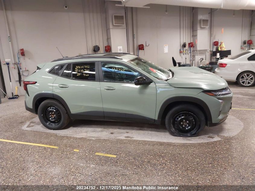 2025 Chevrolet Trax Rs VIN: KL77LKE25SC234760 Lot: 20234752