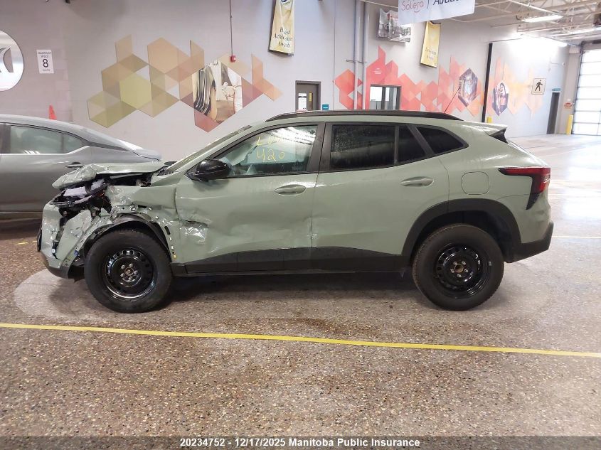 2025 Chevrolet Trax Rs VIN: KL77LKE25SC234760 Lot: 20234752