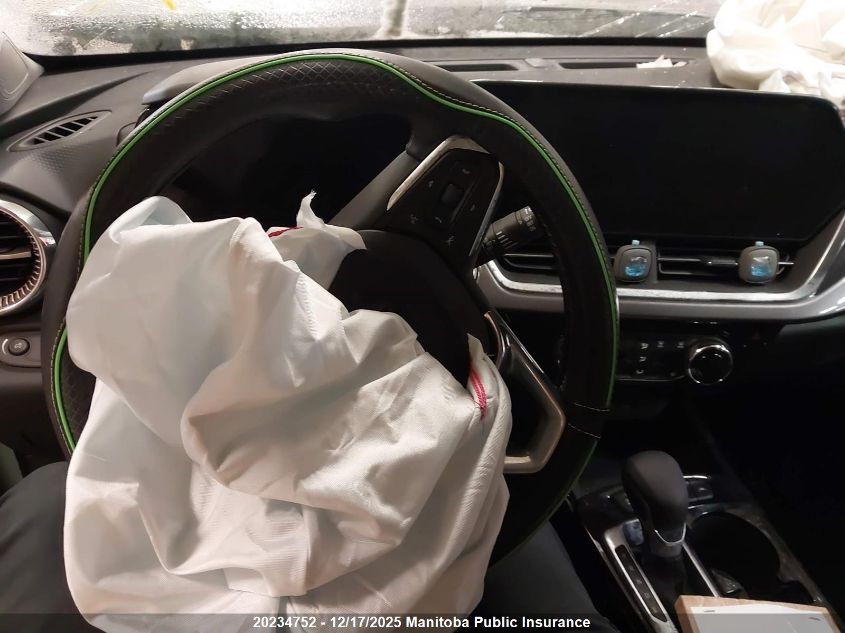 2025 Chevrolet Trax Rs VIN: KL77LKE25SC234760 Lot: 20234752