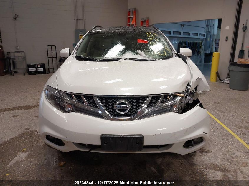 2014 Nissan Murano Sl VIN: JN8AZ1MW5EW529225 Lot: 20234844