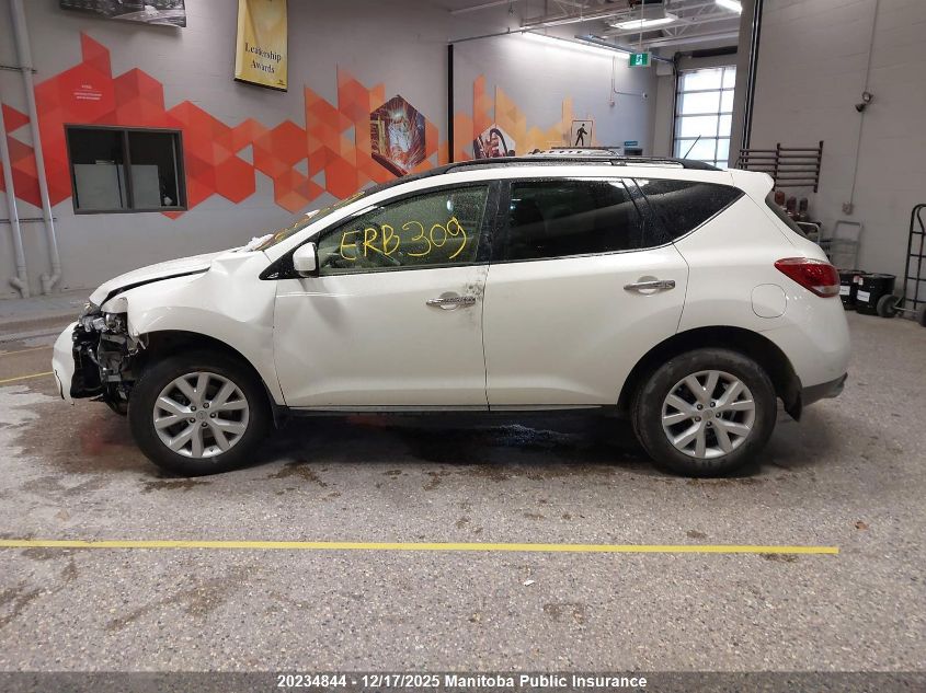 2014 Nissan Murano Sl VIN: JN8AZ1MW5EW529225 Lot: 20234844