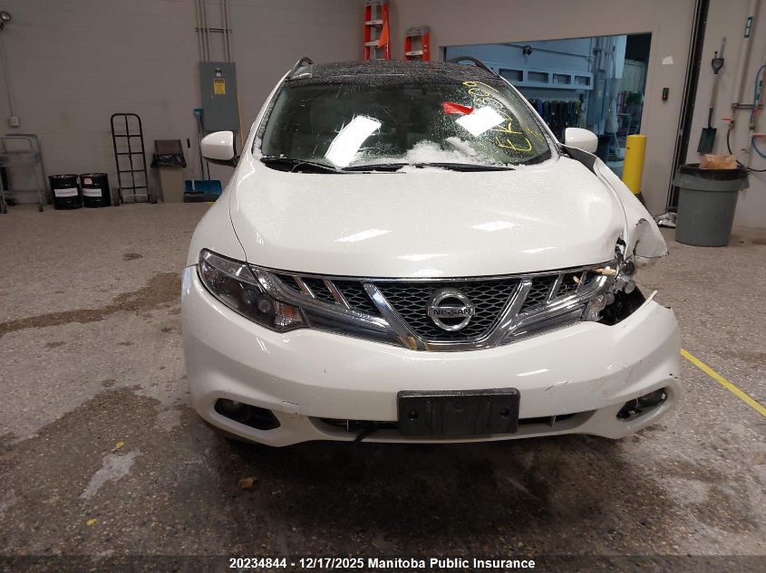 2014 Nissan Murano Sl VIN: JN8AZ1MW5EW529225 Lot: 20234844