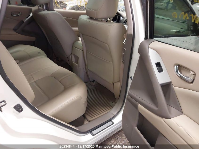 2014 Nissan Murano Sl VIN: JN8AZ1MW5EW529225 Lot: 20234844