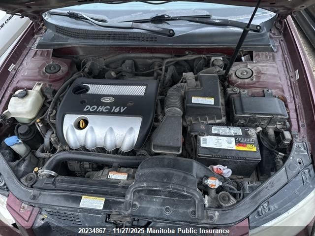 2008 Hyundai Sonata Gl VIN: 5NPET46C38H327450 Lot: 20234867