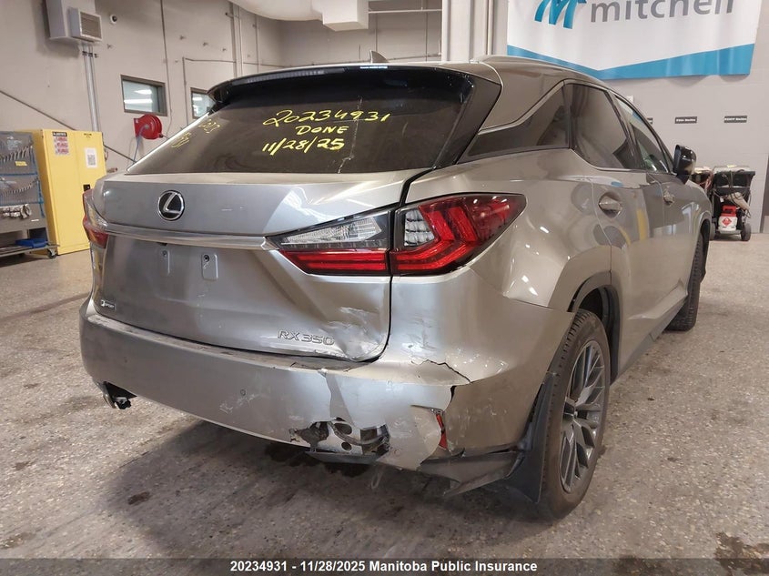 2018 Lexus Rx350 VIN: 2T2BZMCA5JC143071 Lot: 20234931