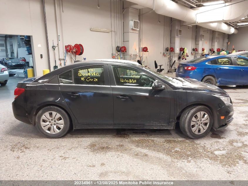 2016 Chevrolet Cruze Lt Turbo VIN: 1G1PE5SB3G7224840 Lot: 20234961