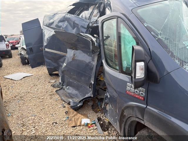 2021 Ram Promaster 3500 High Roof Extended 159 In. Wb VIN: 3C6MRVJGXME558488 Lot: 20235010