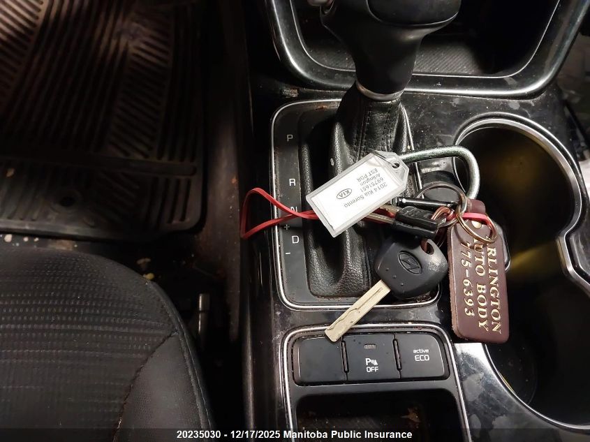 2014 Kia Sorento Lx VIN: 5XYKTCA68EG522011 Lot: 20235030