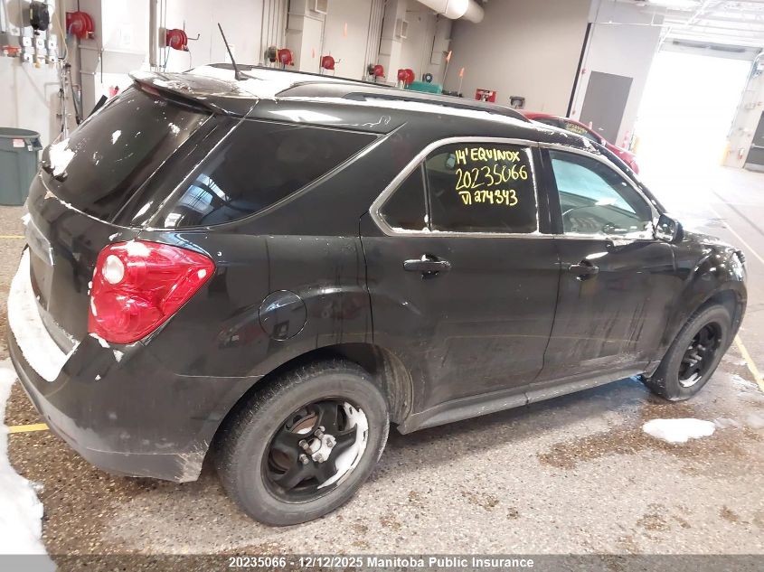 2014 Chevrolet Equinox Lt VIN: 2GNALCEK9E6274343 Lot: 20235066