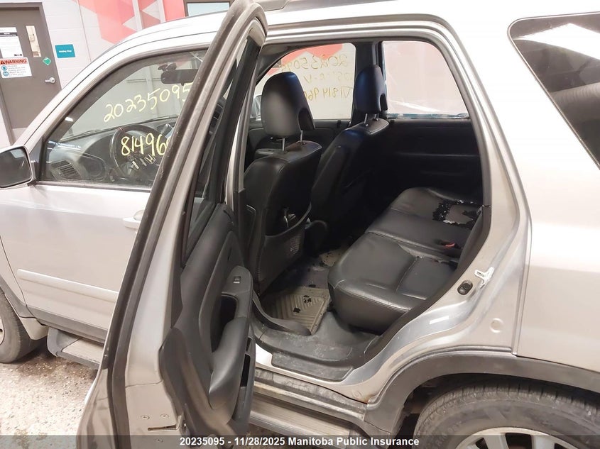 2005 Honda Cr-V Ex-L VIN: JHLRD78925C814960 Lot: 20235095