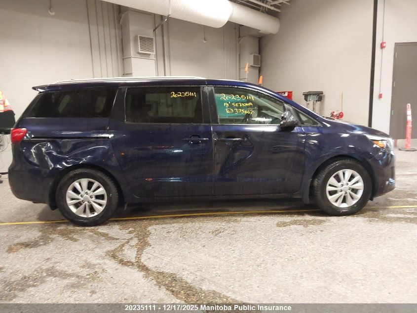2018 Kia Sedona Lx VIN: KNDMB5C15J6375667 Lot: 20235111