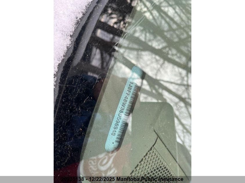 2008 Jeep Patriot Limited VIN: 1J8FF48W38D596940 Lot: 20235138