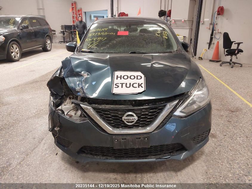 2017 Nissan Sentra 1.8 Sv VIN: 3N1AB7AP2HL663168 Lot: 20235144