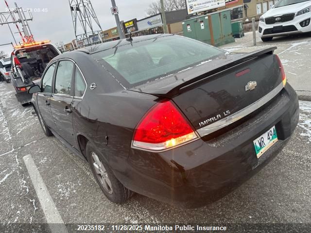 2009 Chevrolet Impala Ls V6 VIN: 2G1WB57K191284497 Lot: 20235182