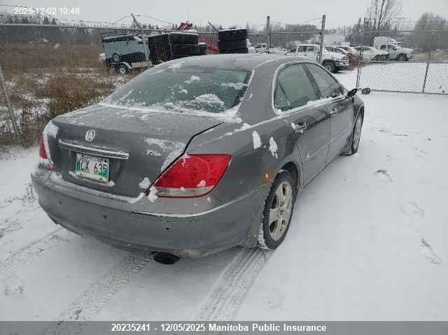 JH4KB16355C800078 2005 ACURA RL photo no. 4