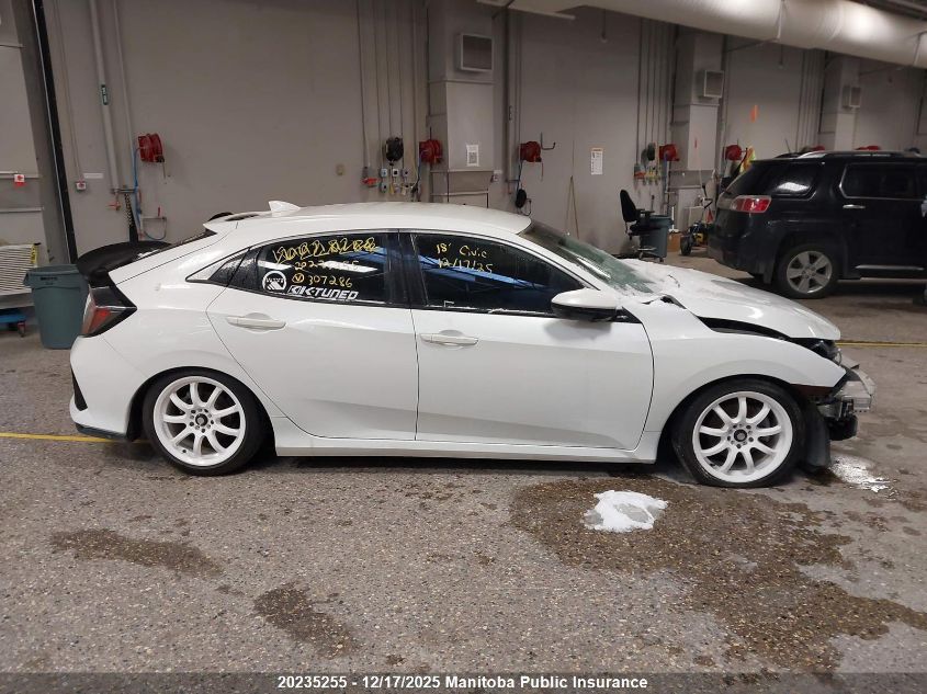 2018 Honda Civic Lx VIN: SHHFK7H24JU307286 Lot: 20235255