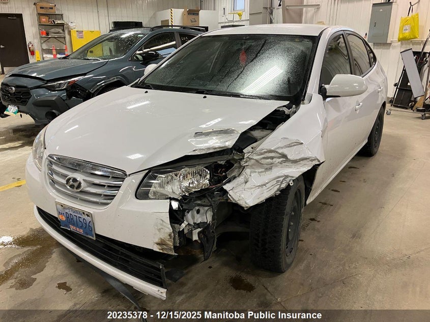 KMHDU4BD3AU196129 2010 Hyundai Elantra Gl auction photo 1