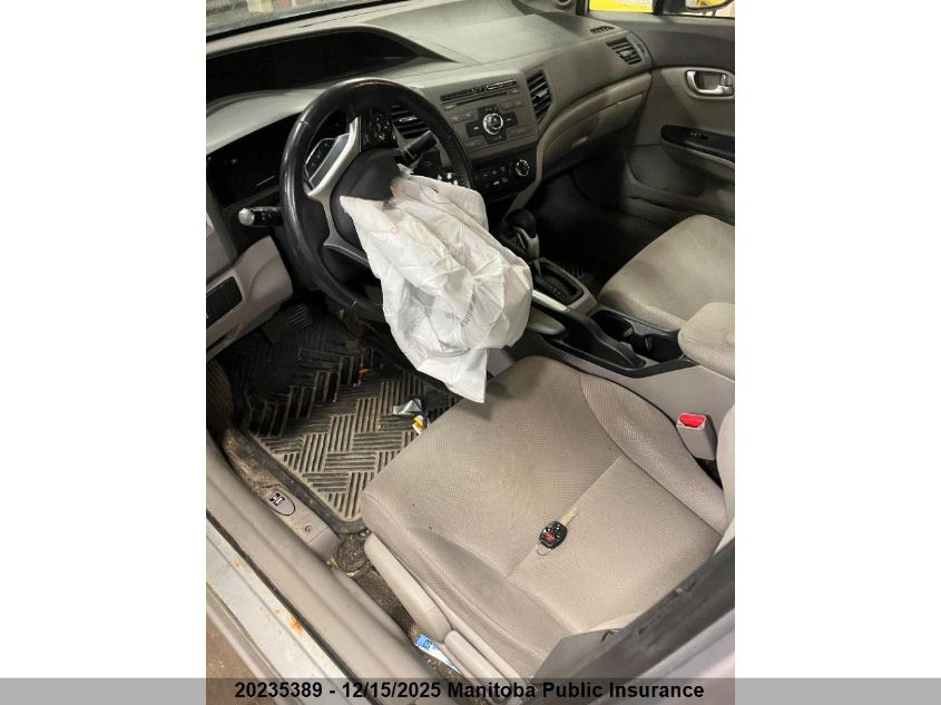 2012 Honda Civic Ex VIN: 2HGFB2F52CH009898 Lot: 20235389