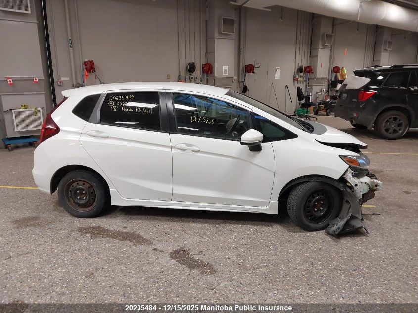 2018 Honda Fit Sport VIN: 3HGGK5G61JM100706 Lot: 20235484
