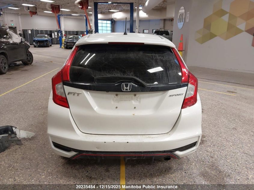 2018 Honda Fit Sport VIN: 3HGGK5G61JM100706 Lot: 20235484