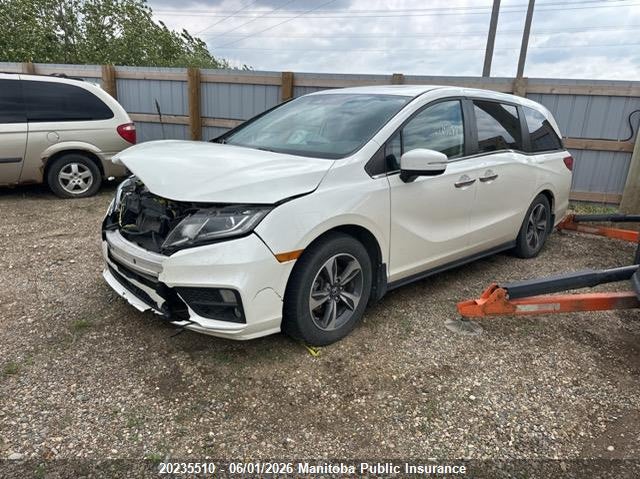 Vin: 5fnrl6h4xjb505605, lot: 10246494, honda odyssey ex 20182
