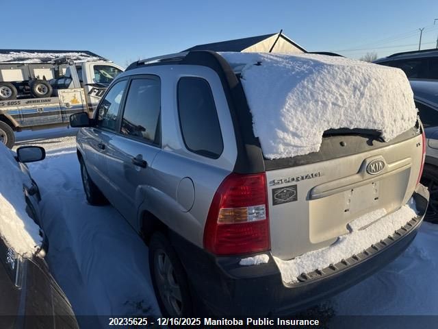 2008 Kia Sportage Lx VIN: KNDJF722587543972 Lot: 20235625