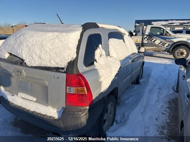 2008 Kia Sportage Lx VIN: KNDJF722587543972 Lot: 20235625