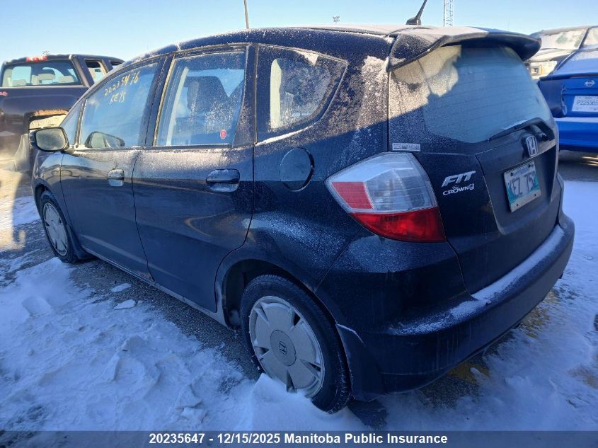 2010 Honda Fit Lx VIN: JHMGE8H53AC806086 Lot: 20235647
