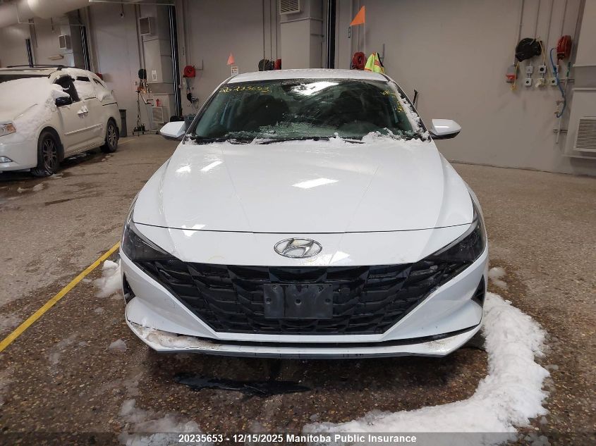 2022 Hyundai Elantra Preferred VIN: KMHLM4AG2NU363643 Lot: 20235653