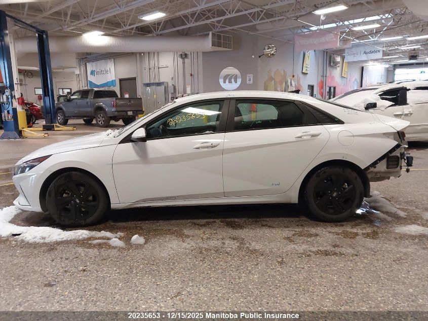 2022 Hyundai Elantra Preferred VIN: KMHLM4AG2NU363643 Lot: 20235653